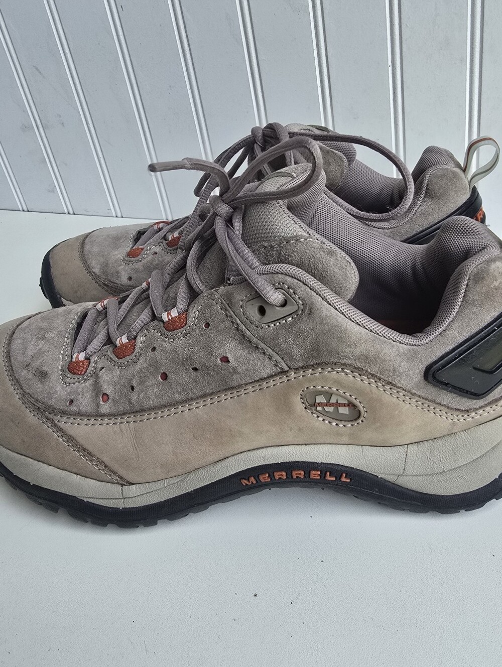 MERREL 0503 Women's Gray Hiking Shoes us size womens 8  sv 22